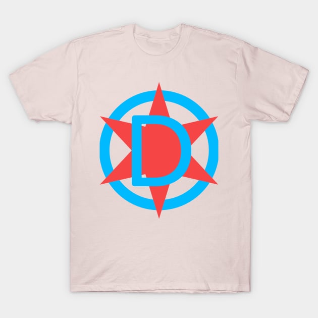 2024 Democratic National Convention Chicago Red Star T-Shirt by GdotArroyo